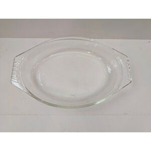 Pyrex #088 3Qt Heavy Glass Oval Roasting Baking Casserole Dish Pan Vintage‎